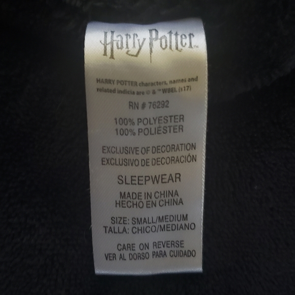 HARRY POTTER GRYFFINDOR HOODED ONSIE - S/M - Picture 11 of 13